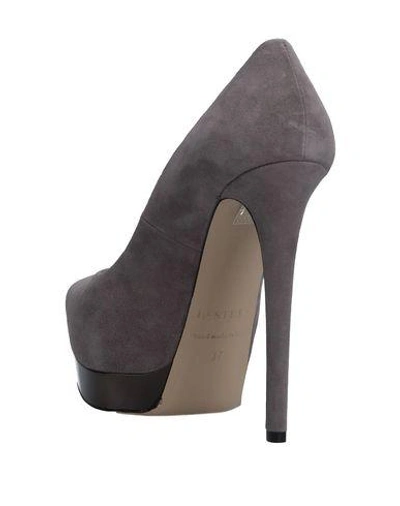 Shop Le Silla Pump In Grey