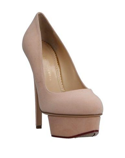 Shop Charlotte Olympia Pump In Pink