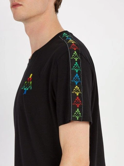 Marcelo Burlon County Of Milan Men's Kappa Multicolor-logo T-shirt In  Multi-coloured Kappa Logo Tape | ModeSens