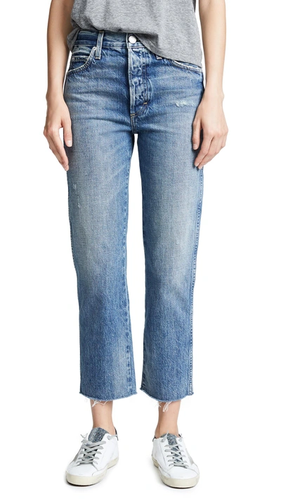 Shop Amo Loverboy Relaxed Jeans In Darling