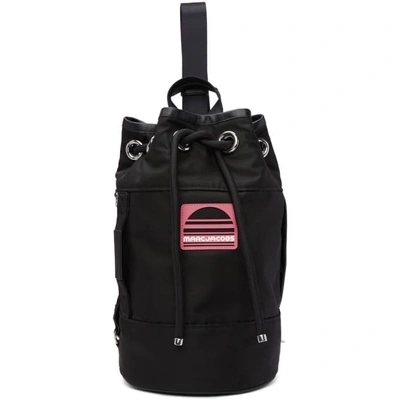 Shop Marc Jacobs Black Convertible Sport Backpack In 001 Black