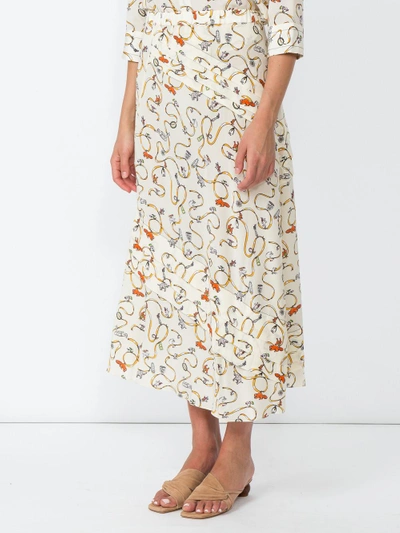 Shop Marni Silk Skirt