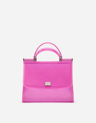 Dolce & Gabbana Pink Large Miss Sicily Handle Bag