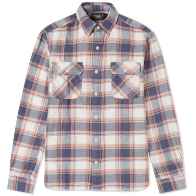 Shop Rrl Matlock Work Shirt In Blue