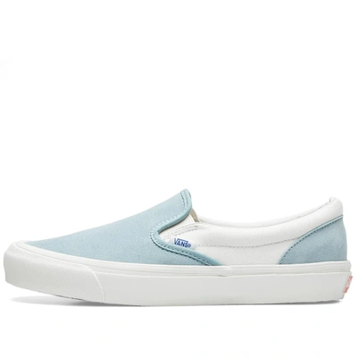 Shop Vans Vault Og Classic Slip On Lx In Blue