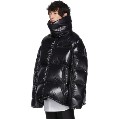 Shop Calvin Klein 205w39nyc Black Down Oversized Jacket In 001 Black