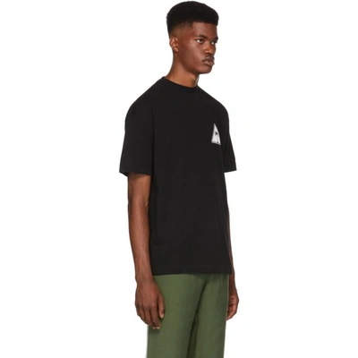 Shop Palm Angels Black Palm Icon T-shirt In 1001 Blk/wt