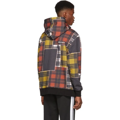 Palm Angels Patchwork Hoodie In Multicolor | ModeSens