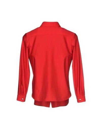 Shop Balenciaga Solid Color Shirts & Blouses In Red