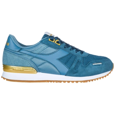 Shop Diadora Women's Shoes Suede Trainers Sneakers Titan Ii W In Blue