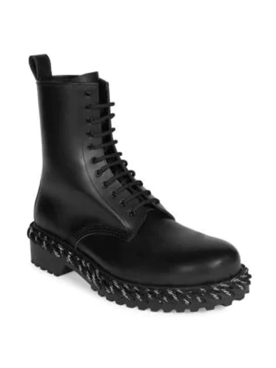 Shop Balenciaga Laces Boots In Black