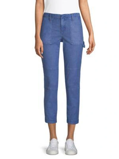 Shop Joie Madella Skinny Ankle Pants In French Blue