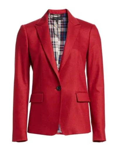 Shop Rag & Bone Lexington Blazer In Red Melange