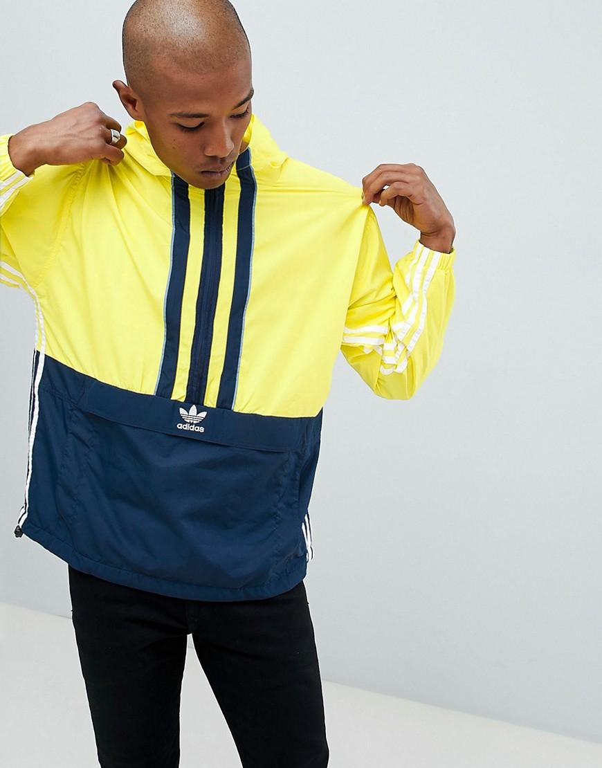 adidas overhead windbreaker