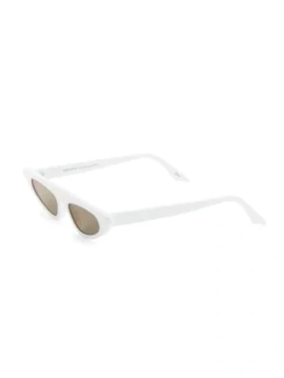 Shop Andy Wolf Florence 53mm Cat Eye Sunglasses In Black White