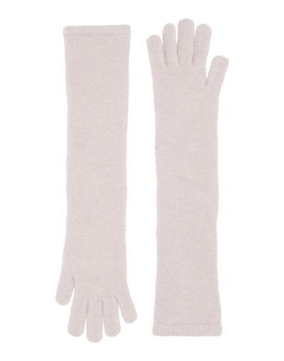 Shop Gentryportofino Gloves In Light Grey