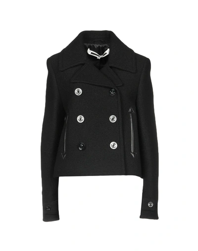 Shop Mcq By Alexander Mcqueen Coats In Black