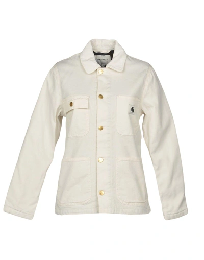Shop Carhartt Jacket In White