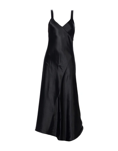 Shop Tibi Midi Dress In Black