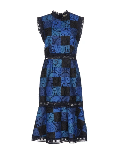 Shop Sea Knee-length Dress In Blue