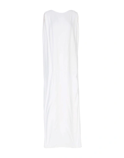 Shop Chalayan Long Dresses In White