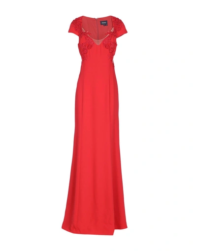 Shop Marchesa Notte Long Dress In Red