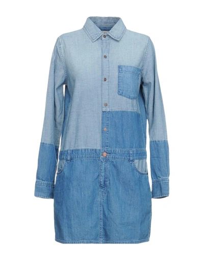 Shop Current Elliott Denim Dress In Blue