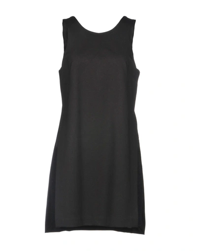 Shop Tibi Short Dresses In Black