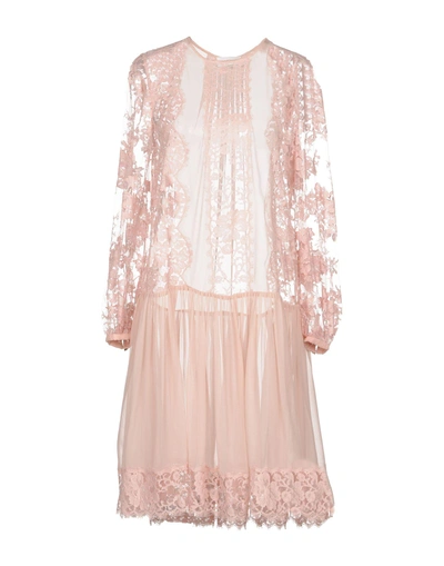 Shop Zimmermann Short Dress In Pink