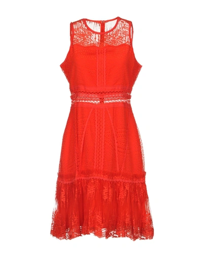 Shop Jonathan Simkhai Short Dresses In Red