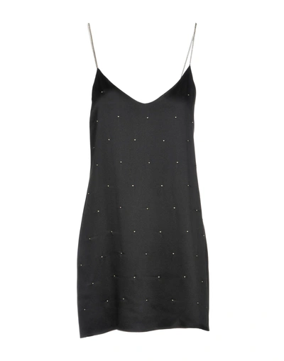 Shop Amiri Short Dress In Black