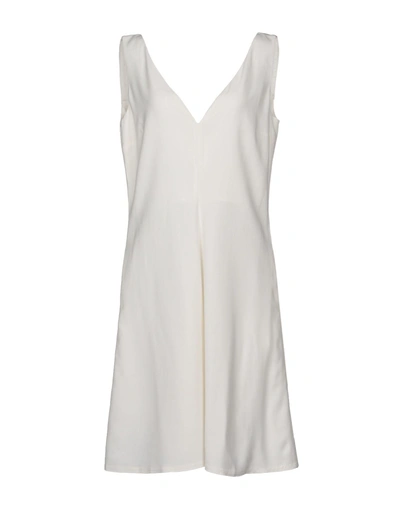 Shop Totême Short Dress In White