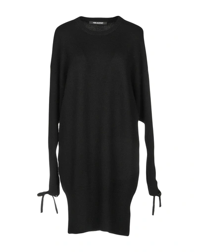 Shop Neil Barrett Short Dresses In Black