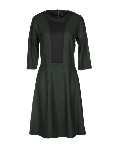 Shop Alessandro Dell'acqua Short Dress In Dark Green