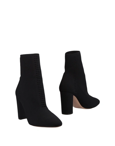 Shop Gianvito Rossi Woman Ankle Boots Black Size 10.5 Textile Fibers