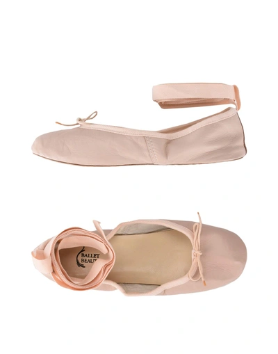 Shop Ballet Beautiful Ballet Flats In Light Pink