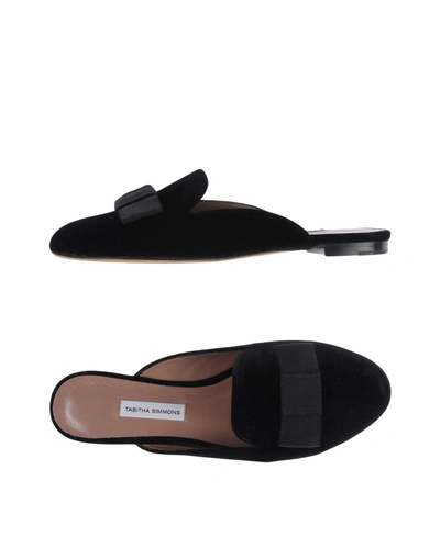 Shop Tabitha Simmons Mules In Black
