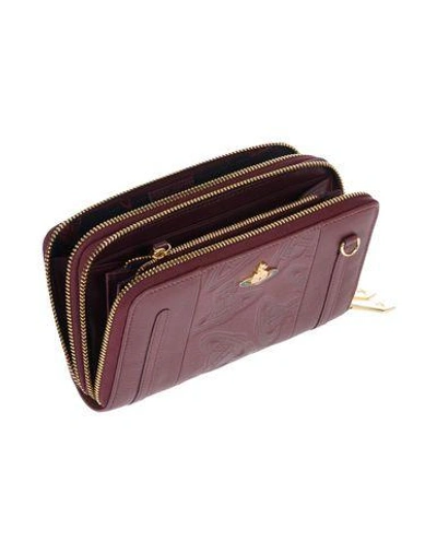 Shop Vivienne Westwood Handbags In Maroon