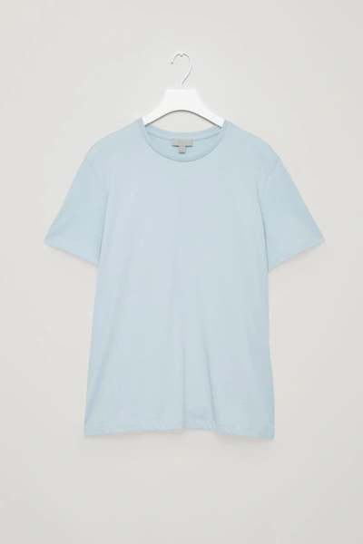 Shop Cos Round-neck T-shirt In Blue