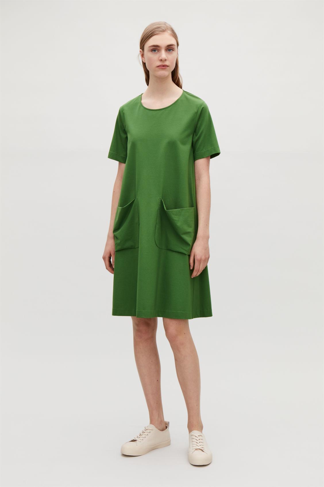 a line jersey dress