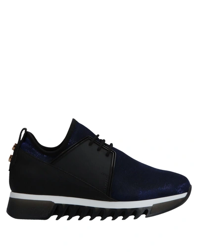 Shop Alexander Smith Sneakers In Dark Blue