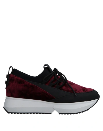 Shop Alexander Smith Trainers In Maroon
