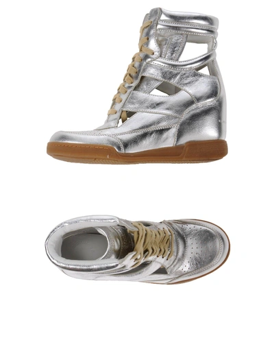 Shop Marc By Marc Jacobs Trainers In Silver