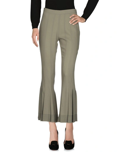 Shop Marco De Vincenzo Casual Pants In Military Green