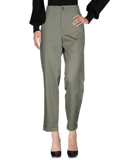 Shop Golden Goose Casual Pants In Military Green