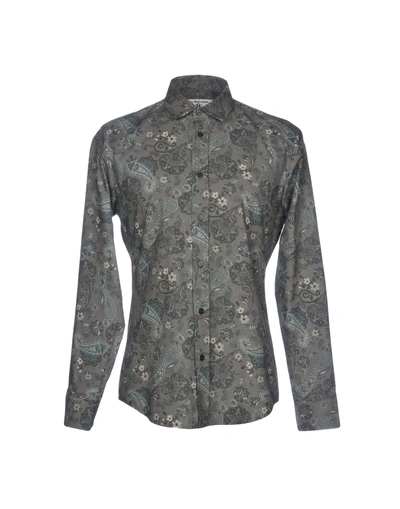 Shop All Apologies Patterned Shirt In Lead