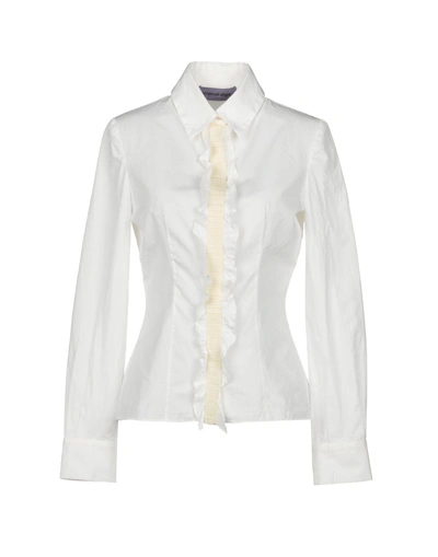 Shop Emanuel Ungaro Shirts In White