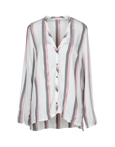 Shop Maje Patterned Shirts & Blouses In Ivory