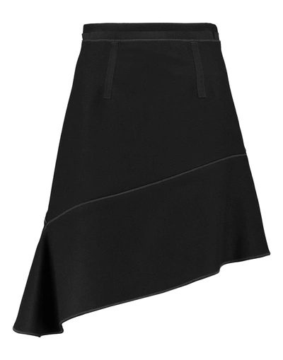 Shop Carven Knee Length Skirt In Black