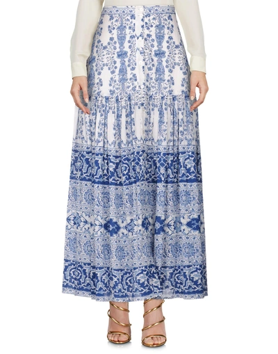 Shop Sea Long Skirts In Blue